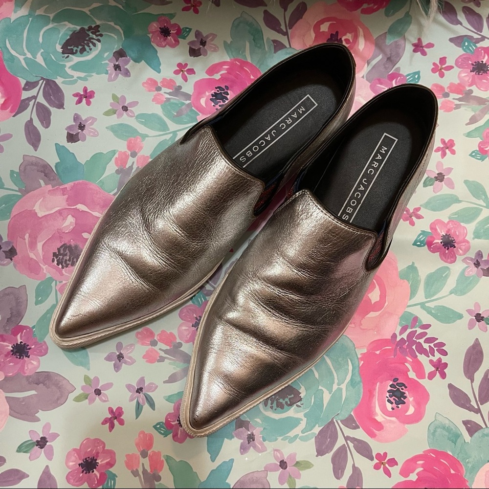 Marc Jacobs Delancey Metallic Slip-On Sneaker